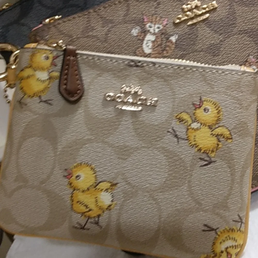 SOLD❗️HOST PICK🥳COACH Trio SIGNATURE Canvas Creature SET  💥LIMITED - Picture 4 of 6